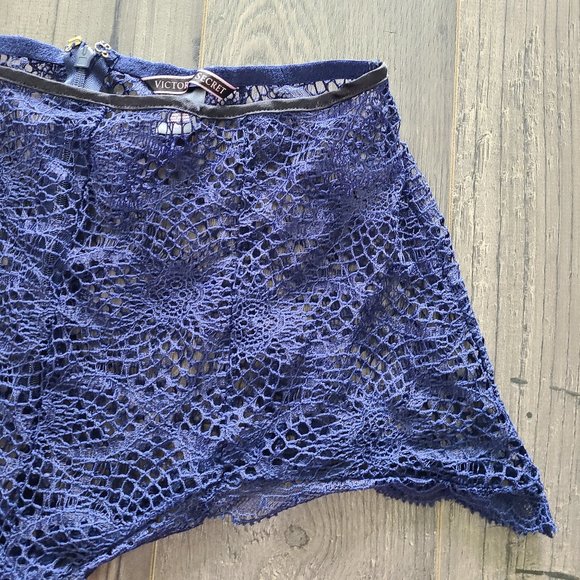 Floral Crochet Lace High Waist Lingerie - Picture 3 of 9